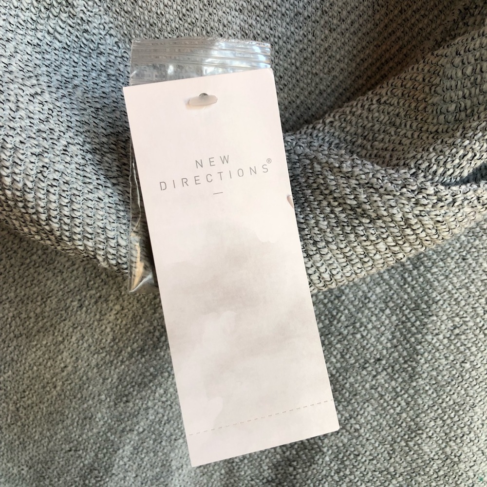 New Directions Cowl Neck Long Sleeve Sweater - Picture 3 of 8
